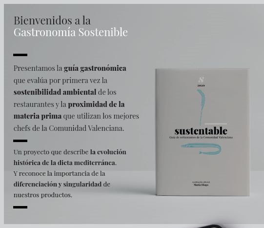 Encuentro Gastronómico: "SUSTENTABLE, LA GUÍA GASTRONÓMICA DONDE LA EXCELENCIA GASTRONÓMICA SE AÚNA CON LA SOSTENIBILIDAD" con María Diago